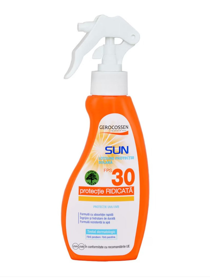 Gerocossen | Spray pentru Protectie Solara SPF 30 | 200 ml